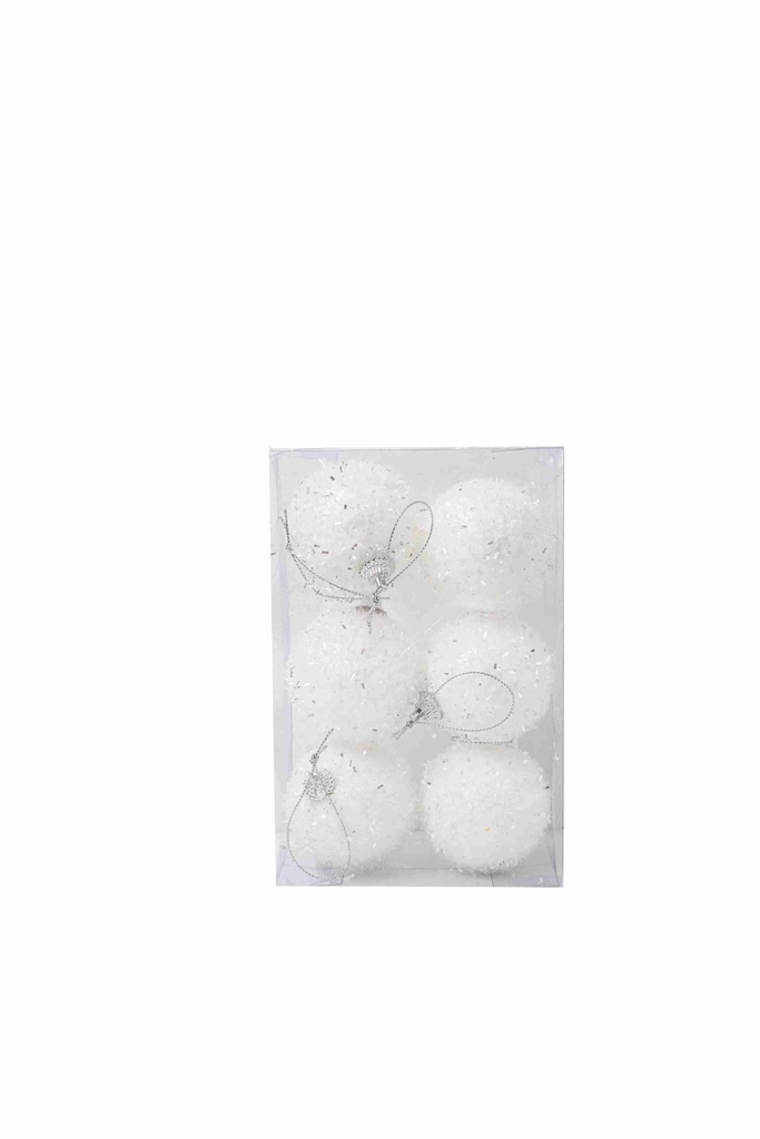 Bóng trang trí Giáng sinh - 6 cái - 6cm A7005