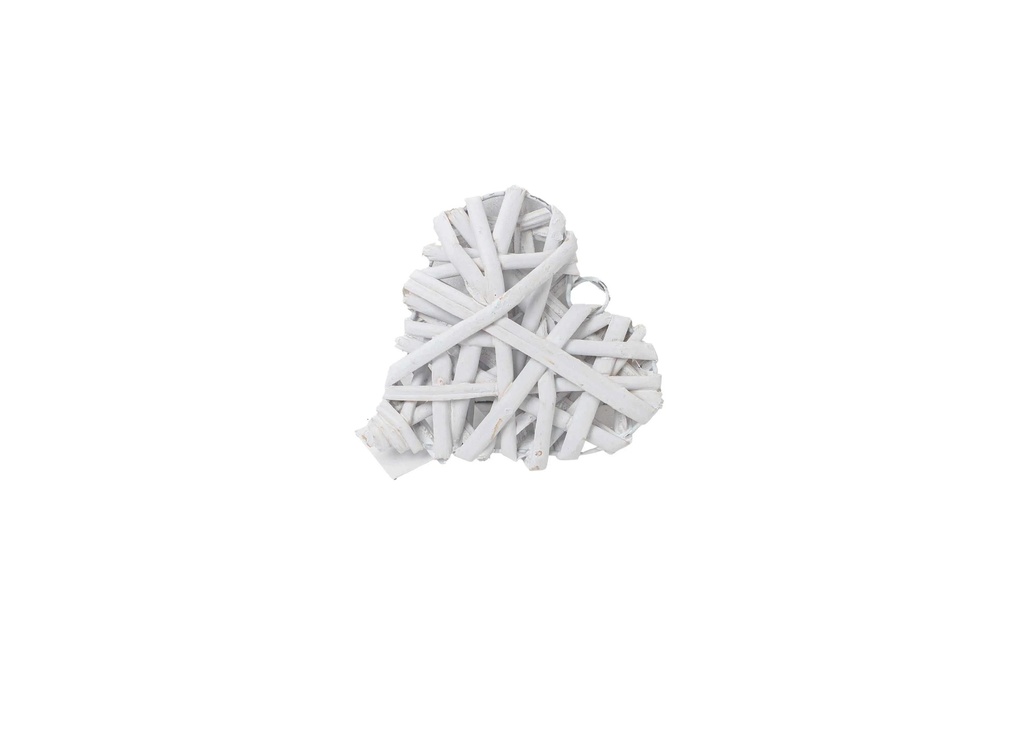 Trang trí trái tim bằng mây 10cm A224