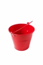 Chậu hoa dekor sắt ( h:11cm/Ø:8.5cm ) A4351