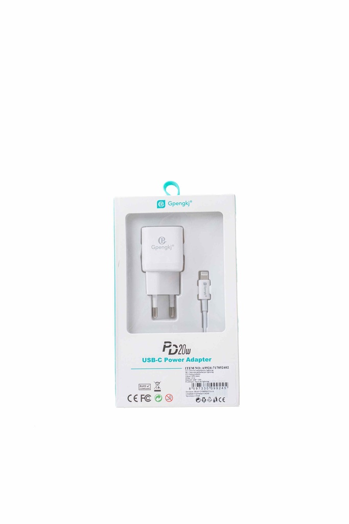 Bộ sạc nhanh PD20W cho iphone A9924