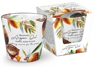Nến Trong Thủy Tinh Bartek Bartek 115g Dầu Argan Maroc (12/cái)
