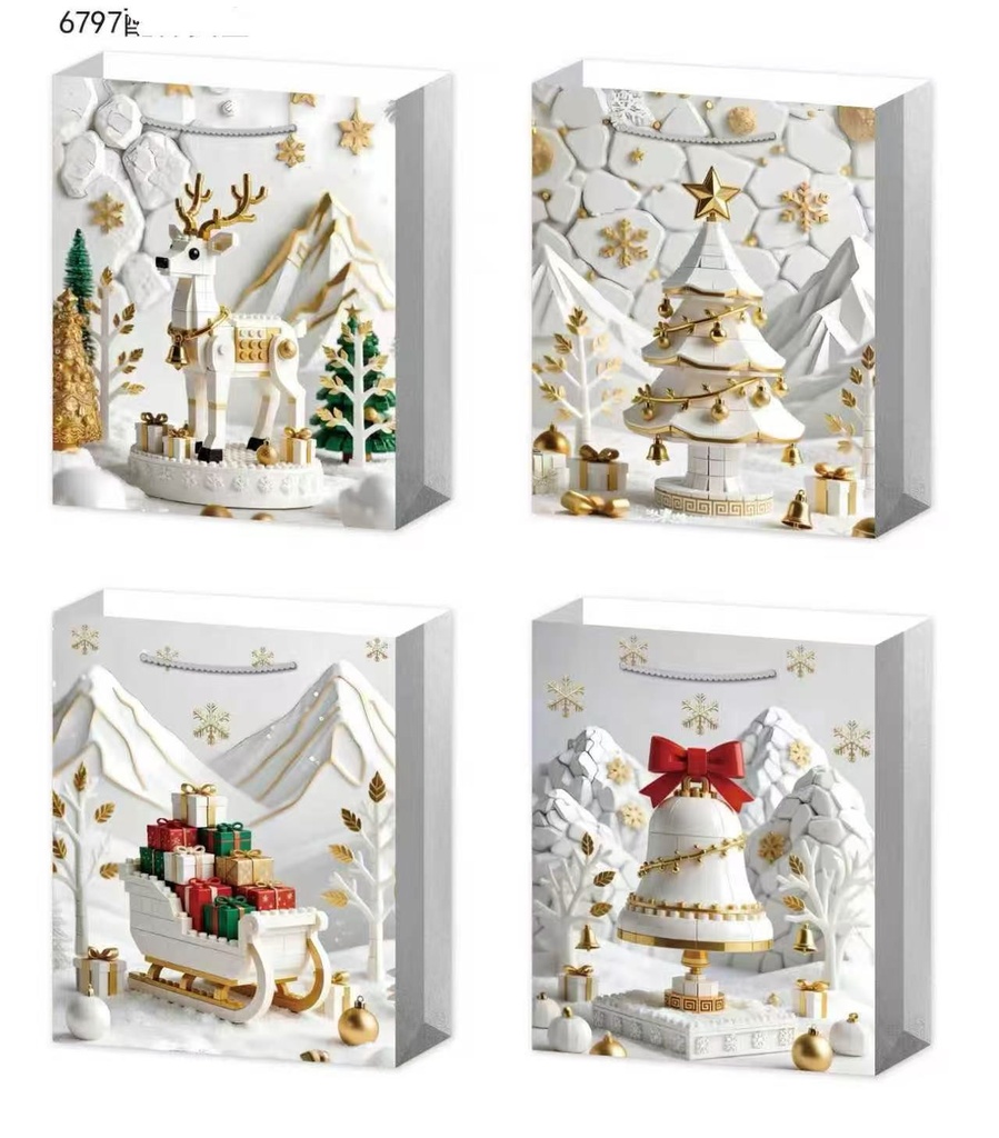 Túi quà kích thước M - A17333 (gói 12 cái)